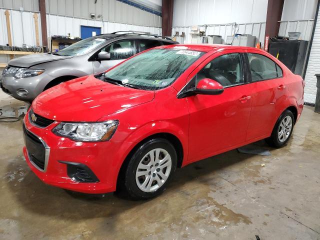 1G1JB5SG0J4137495 - 2018 CHEVROLET SONIC LS RED photo 1