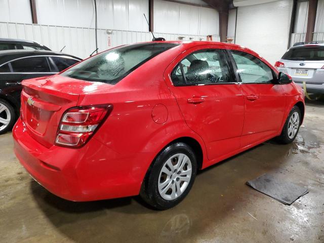1G1JB5SG0J4137495 - 2018 CHEVROLET SONIC LS RED photo 3
