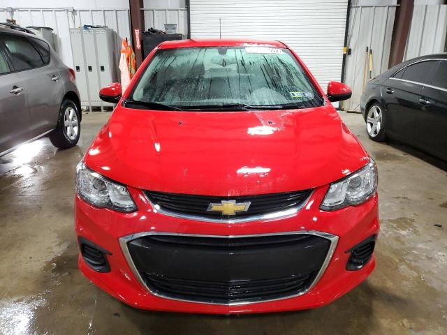1G1JB5SG0J4137495 - 2018 CHEVROLET SONIC LS RED photo 5