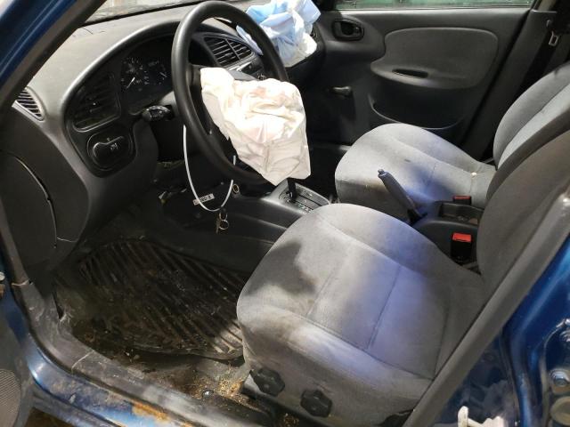 KLATA5264YB558188 - 2000 DAEWOO LANOS S Azul foto 7