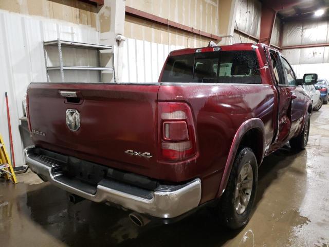 1C6SRFDT7LN263106 - 2020 RAM 1500 LARAM BURGUNDY photo 3