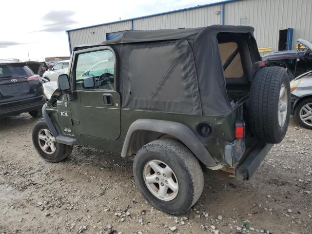 1J4FA39S86P778957 - 2006 JEEP WRANGLER X GREEN photo 2