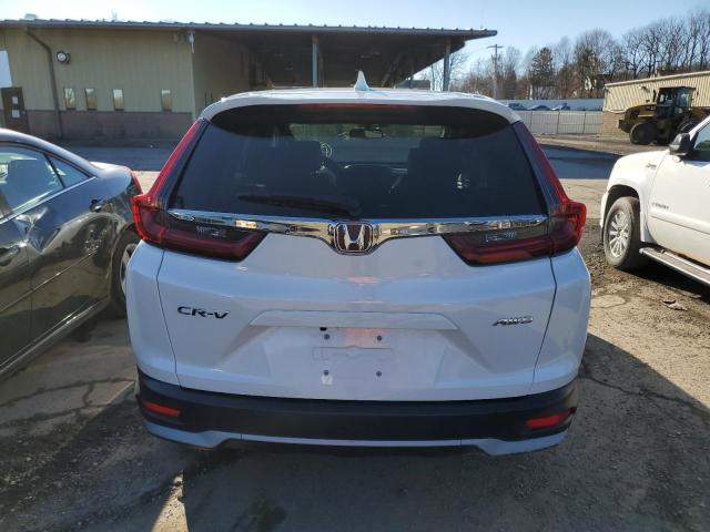 2HKRW2H85MH668865 - 2021 HONDA CRV EXL WHITE photo 6