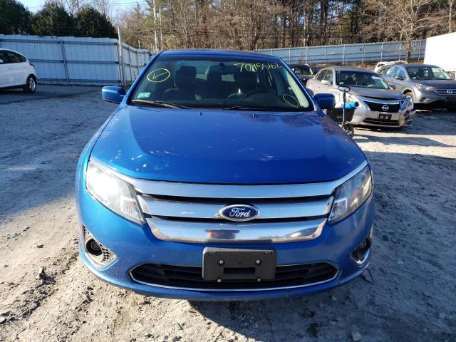 3FAHP0CG9BR142654 - 2011 FORD FUSION SEL BLUE photo 5