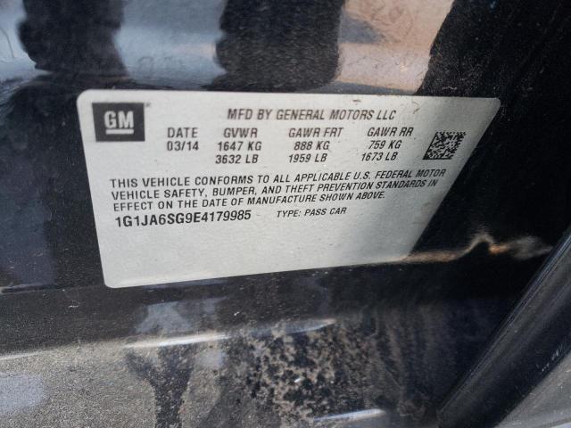 1G1JA6SG9E4179985 - 2014 CHEVROLET SONIC LS GRAY photo 13