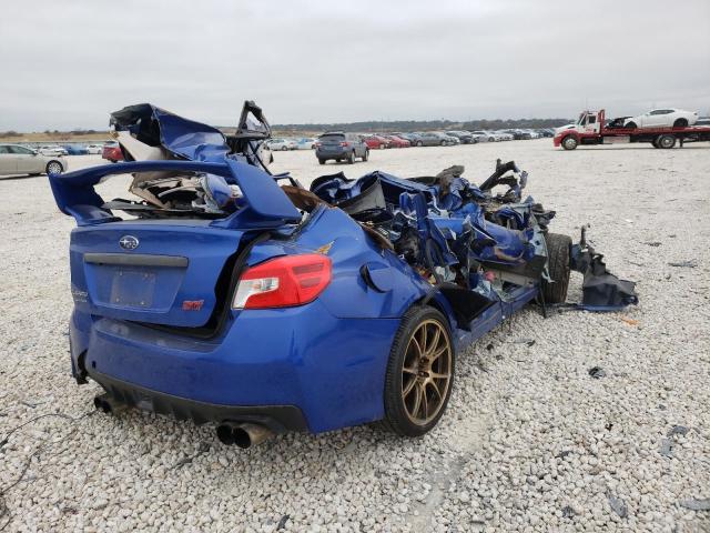 JF1VA2W6XJ9829154 - 2018 SUBARU WRX STI LI BLUE photo 4