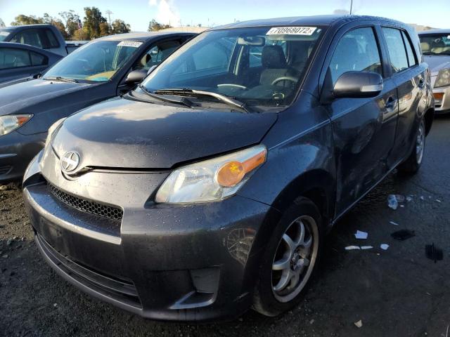 JTKKU4B47C1017390 - 2012 TOYOTA SCION XD GRAY photo 1