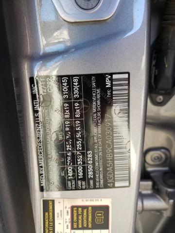 4JGDA5HB9CA030917 - 2012 MERCEDES-BENZ ML 350 4MA GRAY photo 13