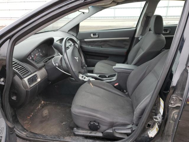 4A32B2FF0CE008601 - 2012 MITSUBISHI GALANT FE BLACK photo 7