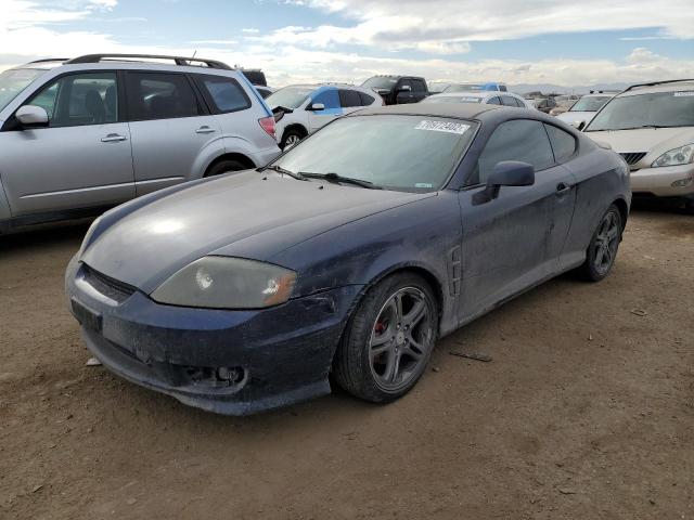 KMHHN65F16U219342 - 2006 HYUNDAI TIBURON GT BLUE photo 1