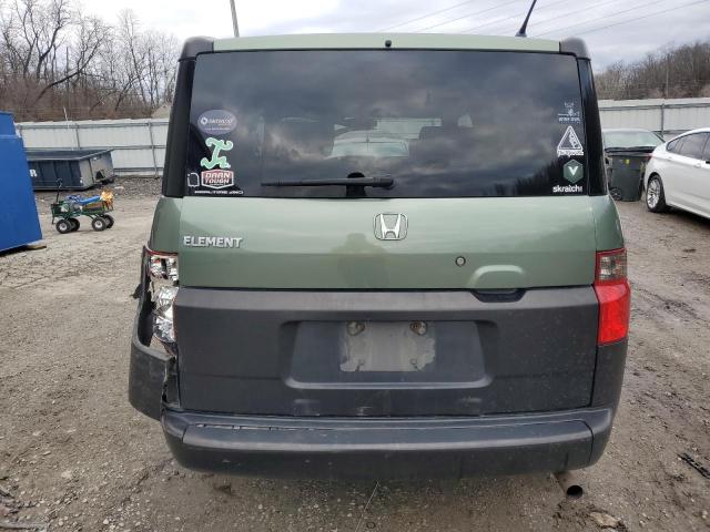 5J6YH28355L008018 - 2005 HONDA ELEMENT GREEN photo 6