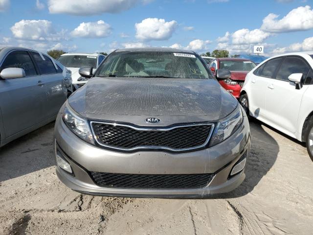 5XXGM4A7XFG507906 - 2015 KIA OPTIMA GRAY photo 5