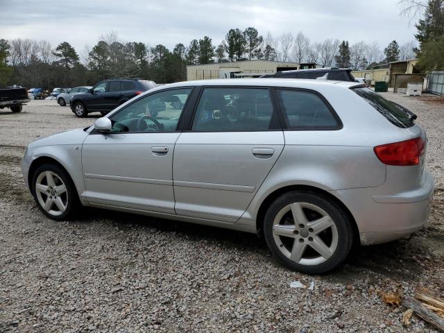 WAUHF78P07A****** - 2007 AUDI A3 2 SILVER photo 2