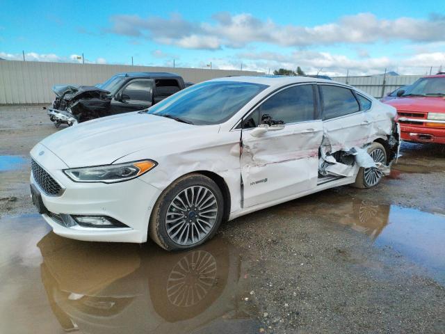 3FA6P0RU4HR343486 - 2017 FORD FUSION TIT WHITE photo 1