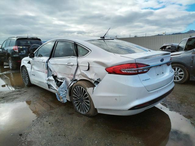 3FA6P0RU4HR343486 - 2017 FORD FUSION TIT WHITE photo 2