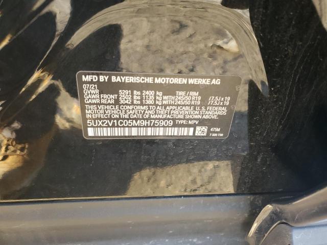 5UX2V1C05M9H75909 - 2021 BMW X4 XDRIVE3 BLACK photo 13