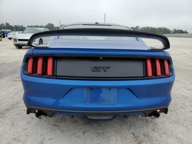1FA6P8CF2H5305444 - 2017 FORD MUSTANG GT BLUE photo 6