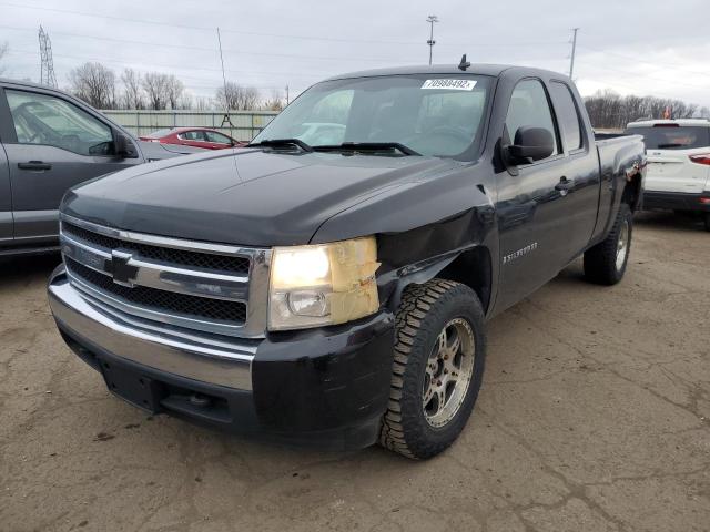 1GCEK19J97Z528496 - 2007 CHEVROLET 1500 BLACK photo 1