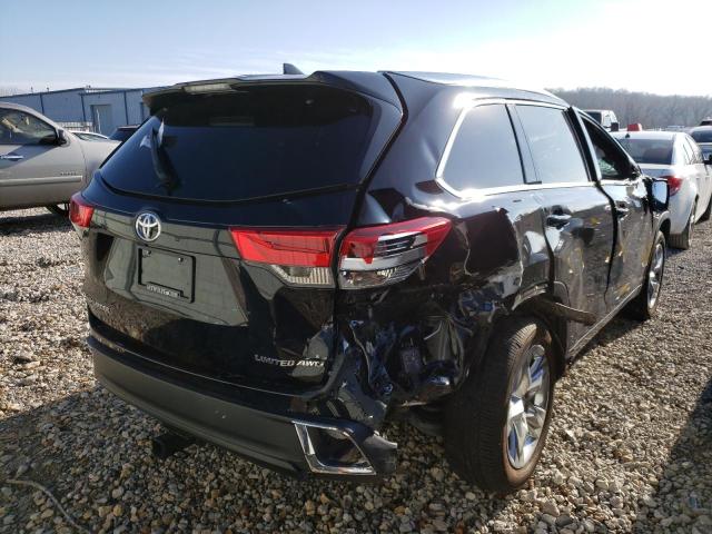 5TDDZRFH1JS862831 - 2018 TOYOTA HIGHLANDER GRAY photo 4