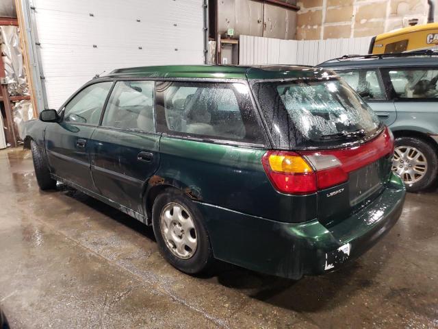 4S3BH6255Y7306661 - 2000 SUBARU LEGACY BRI GREEN photo 2