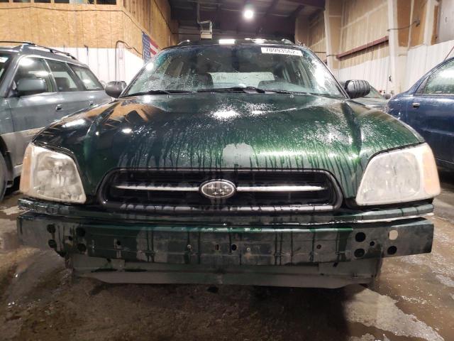 4S3BH6255Y7306661 - 2000 SUBARU LEGACY BRI GREEN photo 5