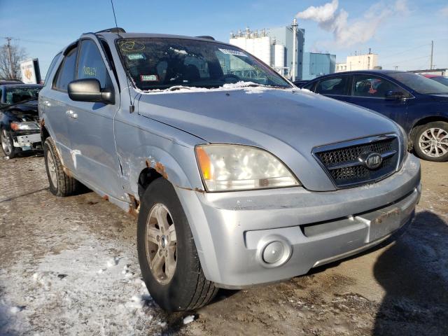 KNDJC733145270096 - 2004 KIA SORENTO SILVER photo 1