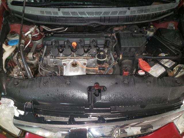 2HGFA156X9H514216 - 2009 HONDA CIVIC LX-S ბურგუნდია ფოტო 11