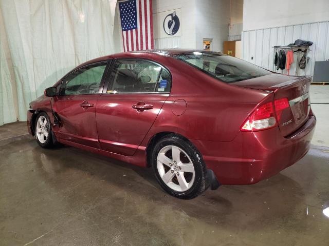 2HGFA156X9H514216 - 2009 HONDA CIVIC LX-S ბურგუნდია ფოტო 2