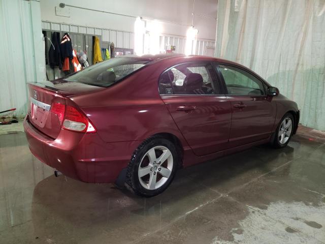 2HGFA156X9H514216 - 2009 HONDA CIVIC LX-S ბურგუნდია ფოტო 3