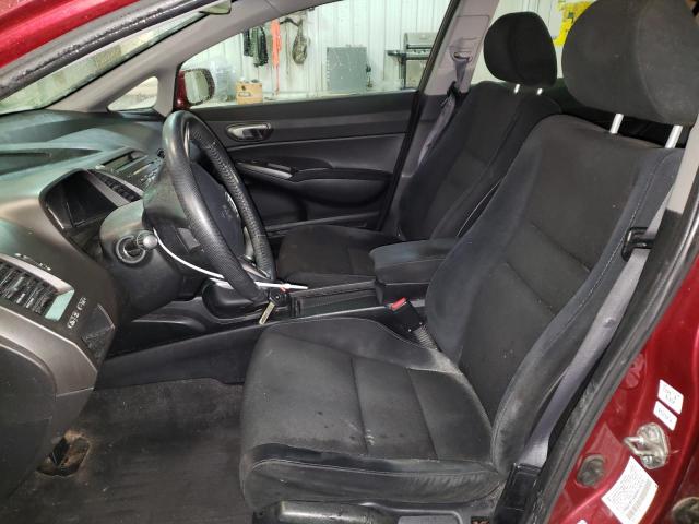 2HGFA156X9H514216 - 2009 HONDA CIVIC LX-S ბურგუნდია ფოტო 7