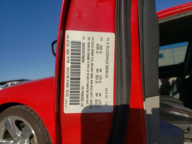 2B3KA53H57H882844 - 2007 DODGE CHARGER R/ RED photo 12