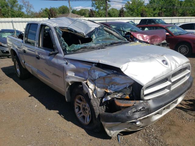 1B7HG2ANX1S325538 - 2001 DODGE DAKOTA QUA SILVER photo 1