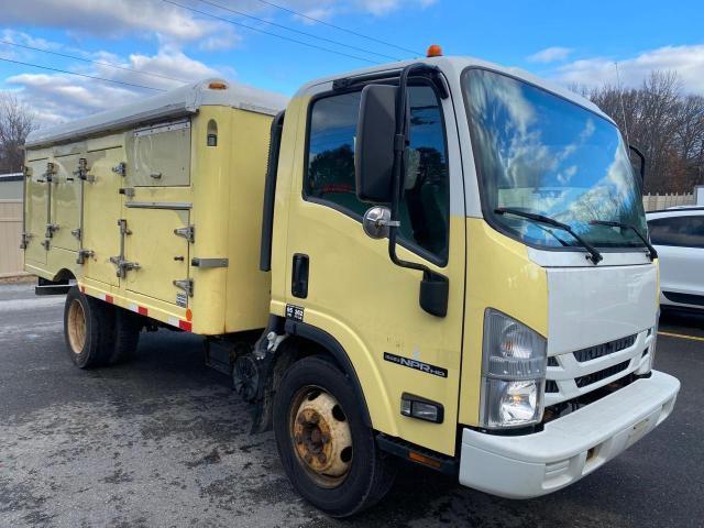 54DC4W1C0HS800614 - 2017 ISUZU NPR HD YELLOW photo 1