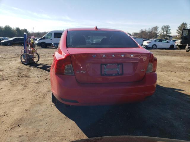 YV1390MS9A2494700 - 2010 VOLVO S40 2.4I RED photo 6