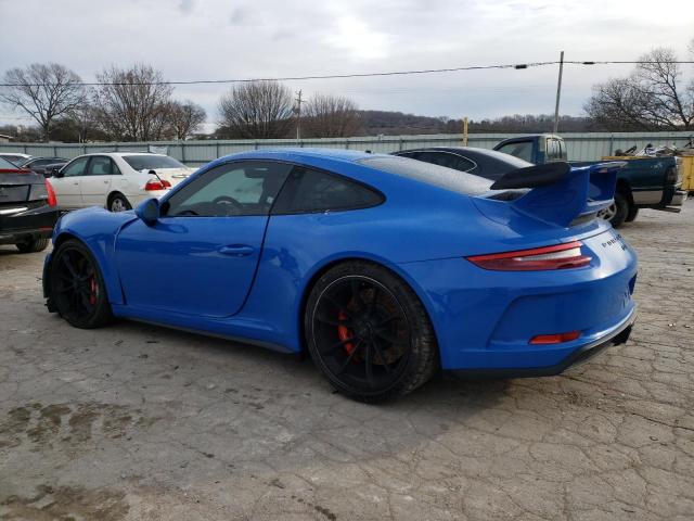 WP0AC2A99JS176216 - 2018 PORSCHE 911 GT3 BLUE photo 2