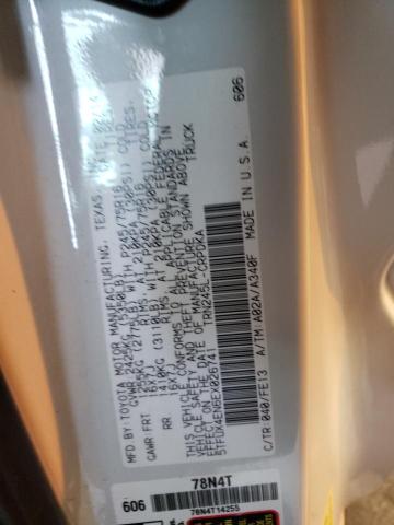 5TFUX4EN6EX026741 - 2014 TOYOTA TACOMA ACC თეთრი ფოტო 12