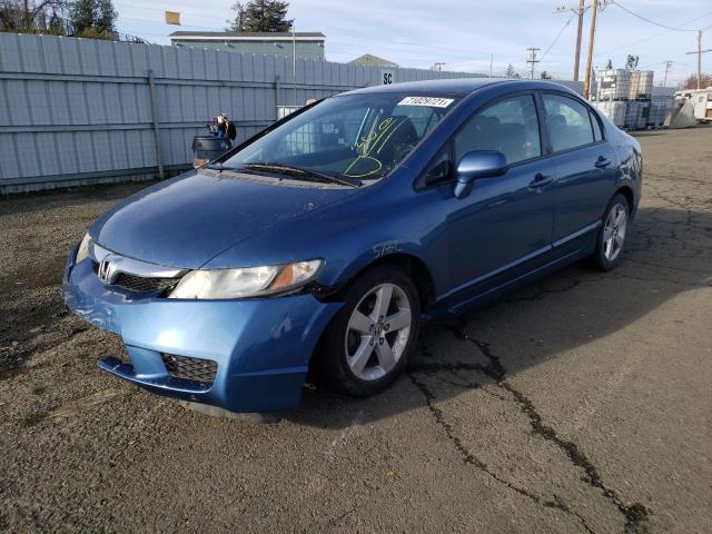 19XFA1F63AE023550 - 2010 HONDA CIVIC LX-S أزرق صورة 2