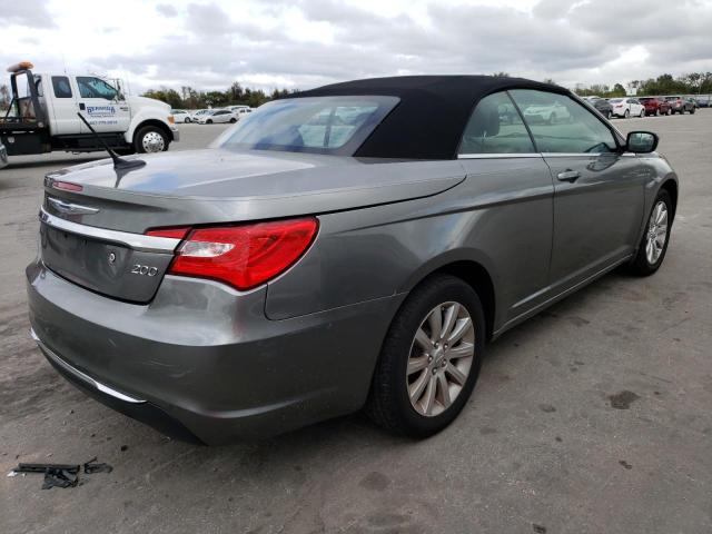 1C3BCBEG3CN223887 - 2012 CHRYSLER 200 TOURIN GRAY photo 3