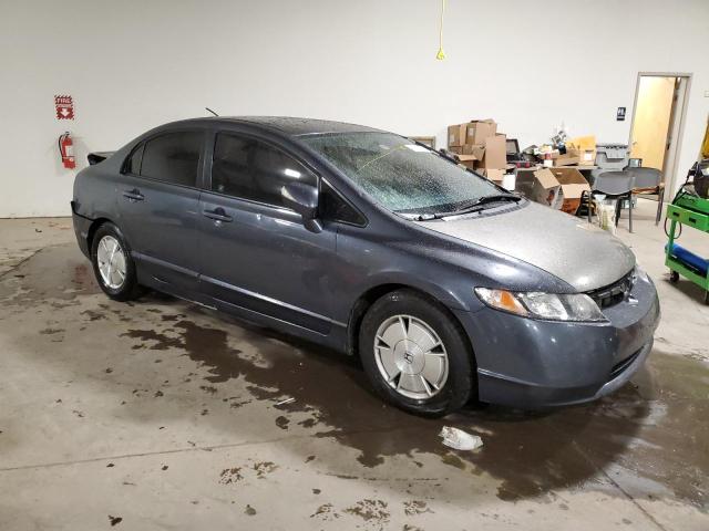 JHMFA36277S029252 - 2007 HONDA CIVIC HYBR GRAY photo 4