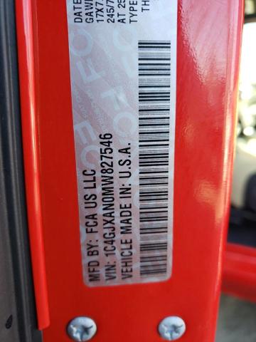 1C4GJXAN0MW827546 - 2021 JEEP WRANGLER S أحمر صورة 12