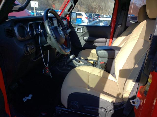 1C4GJXAN0MW827546 - 2021 JEEP WRANGLER S أحمر صورة 7