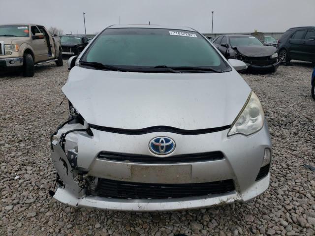 JTDKDTB36C1019317 - 2012 TOYOTA PRIUS C SILVER photo 5