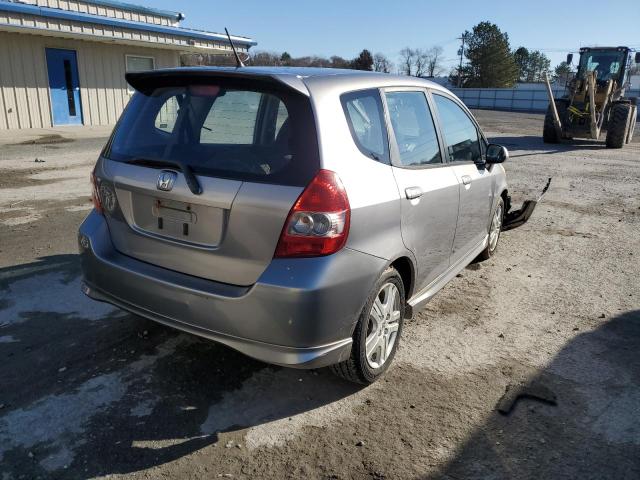 JHMGD38657S002028 - 2007 HONDA FIT S 银色 照片 3