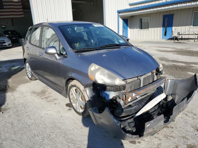 JHMGD38657S002028 - 2007 HONDA FIT S SILVER photo 4