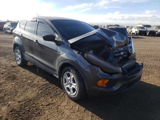 1FMCU0F72KUA24829 - 2019 FORD ESCAPE S GRAY photo 1