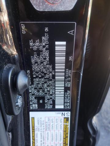 JTEBU14RX78105793 - 2007 TOYOTA 4RUNNER SR BLACK photo 13