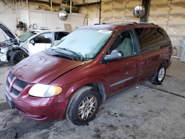 1B4GP45312B664185 - 2002 DODGE CARAVAN SP BURGUNDY photo 1