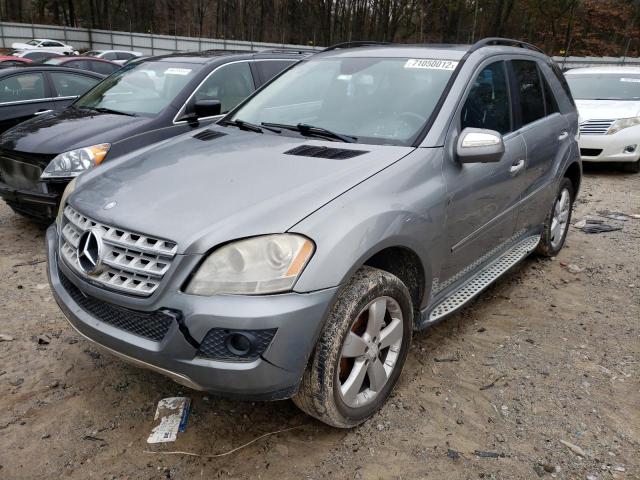 4JGBB8GB0AA561430 - 2010 MERCEDES-BENZ ML 350 4MA GRAY photo 1