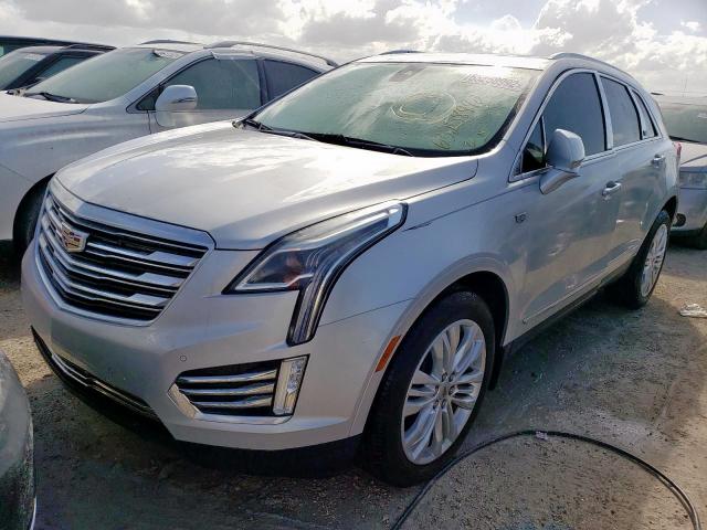 1GYKNFRS0KZ137921 - 2019 CADILLAC XT5 PREMIU SILVER photo 2