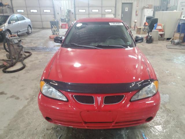 1G2NF12E31M620018 - 2001 PONTIAC GRAND AM S RED photo 5